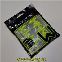 5707549493441 - Westin Termite - Floating - 8 stk - 3,2cm - Chartreuse - Duft: Banana (Banan)