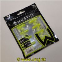 5707549493458 - Westin Termite - Floating - 8 stk - 3,2cm - Chartreuse - Duft: Garlic/Cheese (Hvidløg/Ost)