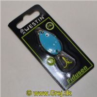5707549518403 - Fidusen - 2,8 gram - Forside: Lyseblå splat - Bagside: Sort splat - Farvenavn: Black/Blue Splat