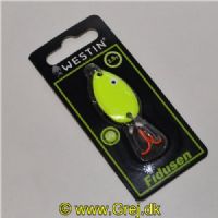 5707549518410 - Fidusen - 2,8 gram - Forside: Chartreuse - Bagside: Sort m/prikker - Farvenavn: Chartreuse Splat