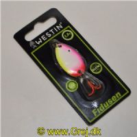 5707549518458 - Fidusen - 2,8 gram - Forside: Hvid/Pink/Rød/Gul - Bagside: Sort/Pink - Farvenavn: Yellow/Pink Glow