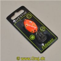 5707549534649 - Fidusen - 2,8 gram - Forside: Orange / Bagside: Hvid med prikker - Farvenavn: Orange/White Clown