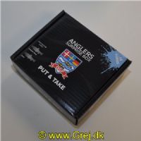 5707549543801 - Put And Take boks med 18 Gennemløbere/Blink i (Præsen, Bulldog, Twister m.v.)