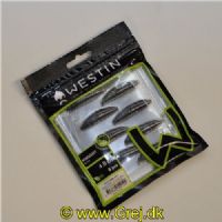 5707549552124 - Westin Maggot - Floating - 8 stk - 4,8cm - Sort - Duft: Garlic/Cheese (Hvidløg/Ost)