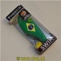 5707549555880 - Westin - Swim Glidebait - Suspending - 12 cm - 53g - Farve: Brazil