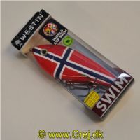 5707549556030 - Westin - Swim Glidebait - Suspending - 12 cm - 53g - Farve: Norway