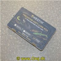 5707549556160 - Westin PREDATOR SOFT LURE BOX - 60 PCS - Perfect for Pike, Pearc, Zander