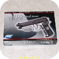 5707843001670 - Pistol M92F - Type: Gas - Vægt 775 gram - Skyder ca. 76m/sek.