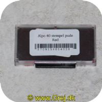 5709154014028 - Alpo 40 Stempel pude - 1 stk - Farve: Rød