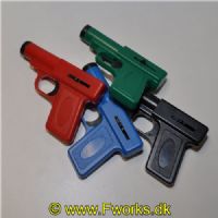 5710800102013 - Hundeprop pistol – Enkelt - Ass. Farver Rød, Blå, Grøn og Sort - 1stk 