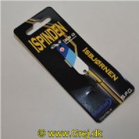 5740028800842 - ISpinden - 2,5 gram - Forside: Mørkeblå/Lyseblå/Hvid - Bagside: Gul - Farvenavn: Isbjørnen