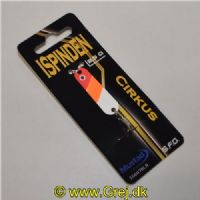 5740028800859 - ISpinden - 2,5 gram - Forside: Rød/Orange/Hvid - Bagside: Gul - Farvenavn: Cirkus