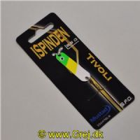 5740028800866 - ISpinden - 2,5 gram - Forside: Grøn/Gul/Hvid - Bagside: Pink - Farvenavn: Tivoli