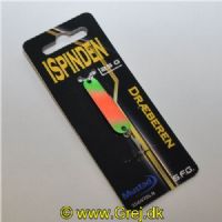 5740028801368 - ISpinden - 2,5 gram - Forside: Grøn/Rød/Grøn - Bagside: Sort m/glimmer - Farvenavn: Dræberen