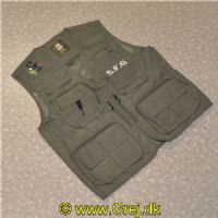 5740028801634 - Fiskevest fra Outdoor - Str. 3XL - Grøn