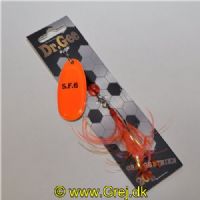5744002943778 - S.F.G Dr.Gee Gedde spinner - Orange Strike - Str. 6 - 20g