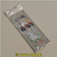5744003780143 - Twills Sabiki Makrelrig Super Makrelrig med 6 kroge med skjold - Krog str. 4