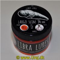 5905054010010 - Libra Lures - Model: Goliath - 30mm - 15 stk. - Duft: Ost - Farve: 011 (Orange)