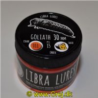 5908291088088 - Libra Lures - Model: Largo Slim - 34mm - 12 stk. - Duft: Hvidløg - Farve: 011 (Orange)