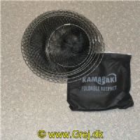 5998214378099 - Keepnet til at opbevare de fangede fisk i - 1 meter lang - 5 ringe - Kan foldes og puttes i pose