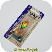 6430073671144 - JAKKI mini wobler - 2,5 cm - 2 gram - rød - gul - grøn - orange
