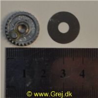 6Q375201 - Gear/Oscillate Gear (Org nr. 62-66) til Daiwa Ninja hjul Str. 1000-2000 (Res. del nr. 6Q375201++)