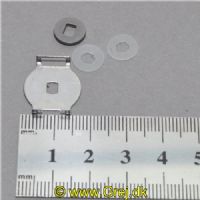 6Q798201 - Click Leaf Spring Holder med 3 * washer (Org nr. 7,8,10,11 til Daiwa Ninja hjul (Str. 1000-5000)