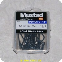 7021560466283 - Mustad Saltvands enkeltkroge-Str. 6/0