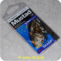 7021560589722 - Mustad Enkelt krog str. 2 - pakke med 15 stk. - Type: Bass