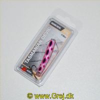 702635271298 - Tasmanian Devil - Type: 129 - Sølv med Pink/Sorte Pletter - Pink My Frog - 13,5g