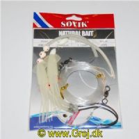 7070795070628 - Søvik Natural bait - str 10/0 kroge - line tykkelse 1.1 mm - Længde 1140cm