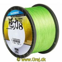 712649216000 - Shimano Kairiki SX8 0.20mm - Farve: Mantis Green - Brudstyrke:17 kg - Vælg antal meter