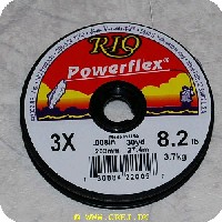 730884220057 - Rio Powerflex Tippet Forfang - 3X - 3.7kg - 27.4m