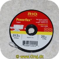 730884220095 - Rio Powerflex forfangsline 0.33mm/9 kg - 27.4 meter