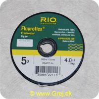 730884221153 - Rio Fluoroflex Freshwater tippet - 5X -0,15mm - 1,8kg - 27,4m - Klar
