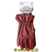 7317881545364 - Marttiini Reindeer Lædder handsker - Brun - Str. XL