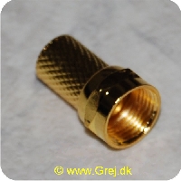 7340004632719 - RG6 Twist on - Type-F Connector - 9.5mm