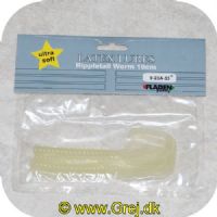 7392080923335 - Fladen Latex lures rippletail worm 19cm - Farve: Selvlysende