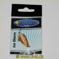 747191998142 - Waterstar - Ice Storm - 3 gram - Forside: Trout (brun/beige) - Bagside: Pink og hvid