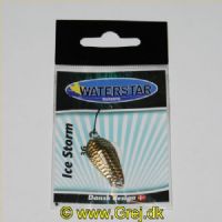 747191998159 - Waterstar - Ice Storm - 3 gram - Forside: Gold - Bagside: Guld