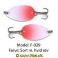 750958747587 - Fidusen - 2,8 gram - Forside/Bagside: Hvid med rød røv - Farvenavn: White (Glow)/Red