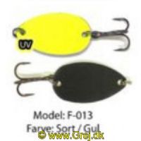 750958747709 - Fidusen - 2,8 gram - Forside: Sort - Bagside: Gul - Farvenavn: Black/Yellow