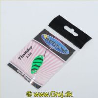 8001803 - Waterstar - Thunder - 2,5 gram - Forside: Grøn med sorte striber - Bagside: Pink