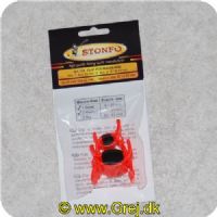 8028651003975 - Stonfo - Stangklemmer Orange - 1stk Small Ø   6-22mm - 1stk Medium Ø 14-33mm