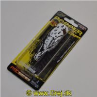 8054393110268 - Rapture Popper Frog - 6cm - 15g - Albino - Hvid med sort/Grå pletter