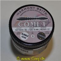 8584503003001 - Harmony Baits - Model: Comet - 75mm - 8 stk. - Duft: Bubble Gum - Farve: 003/001 (Lyseblå/Hvid)