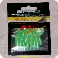 8716851112336 - Spira-Tail jigs - Grøn - 3.5 cm - 10 stk pr. pakning