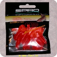 8716851112343 - Spira-Tail jigs - Red/Orange - 5.5 cm - 10 stk pr. pakning