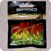 8716851112374 - Spira-Tail jigs - Gul/Rød - 5.5 cm - 10 stk pr. pakning