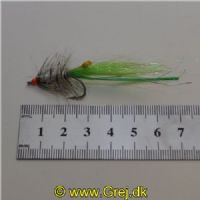 A0154 - Saltvands - Høtyv Green Orange Eyed - Farve: Grøn med Orange øje - Str. : 6